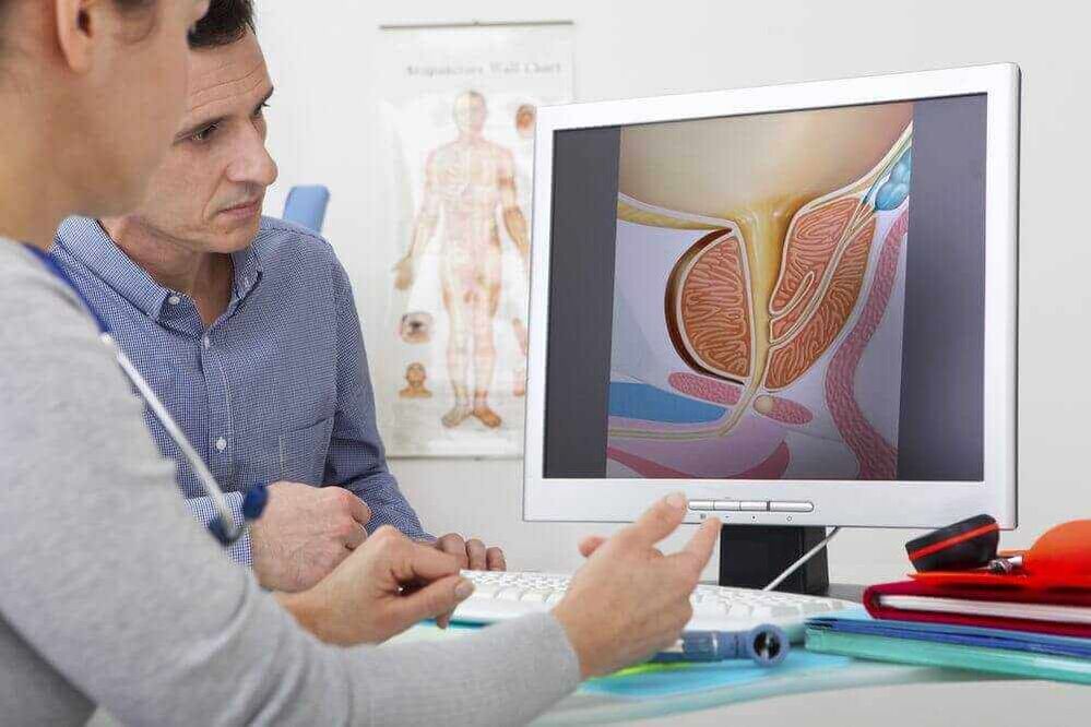 diagnose van prostaatadenoom met behulp van instrumentele methoden