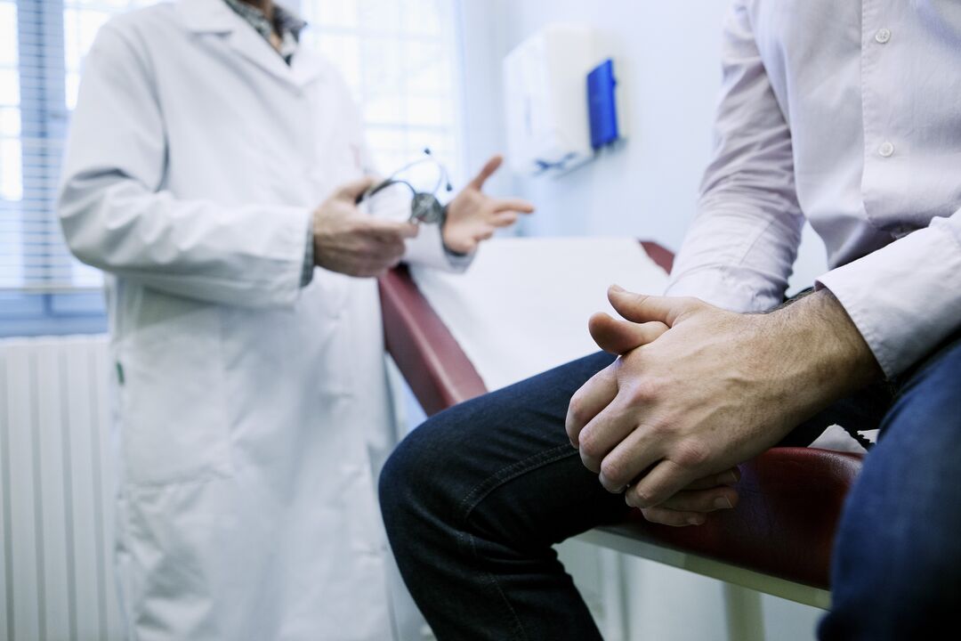 doktersafspraak voor de preventie van prostatitis